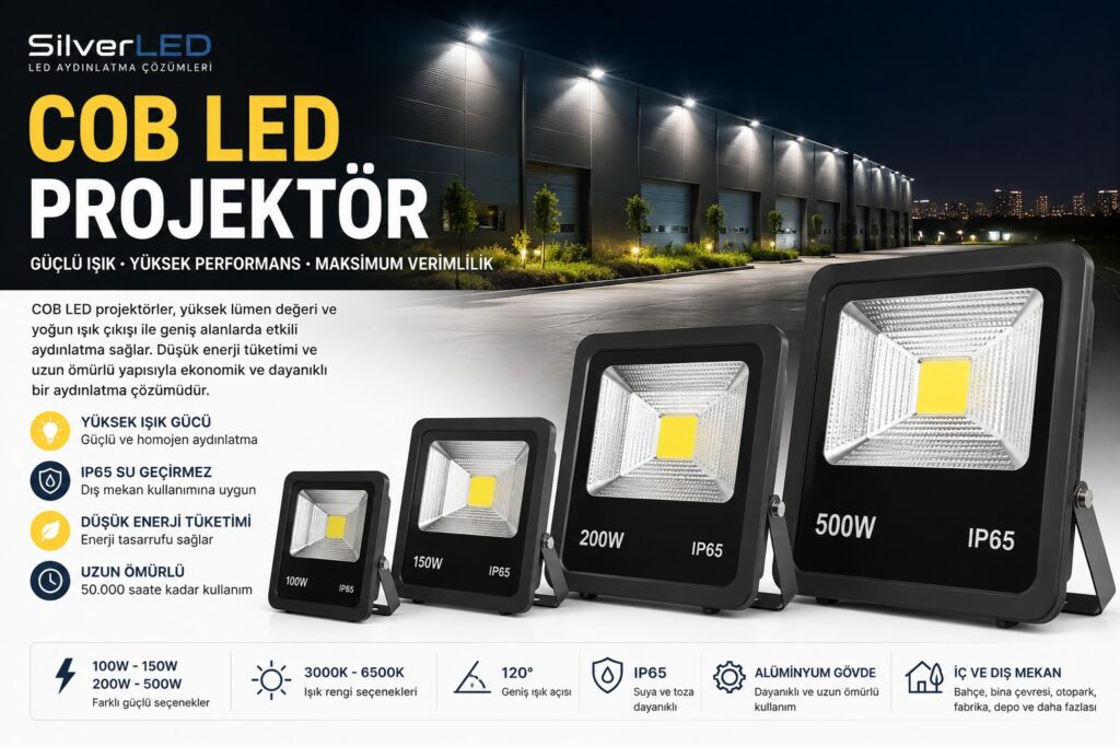 COB LED Projektör Modelleri ve Fiyatları