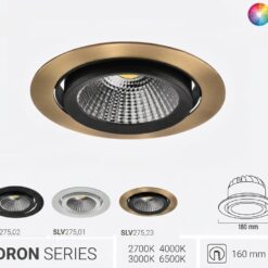 Dron Serisi Sıva Altı Hareketli LED Spot Armatür - N19025