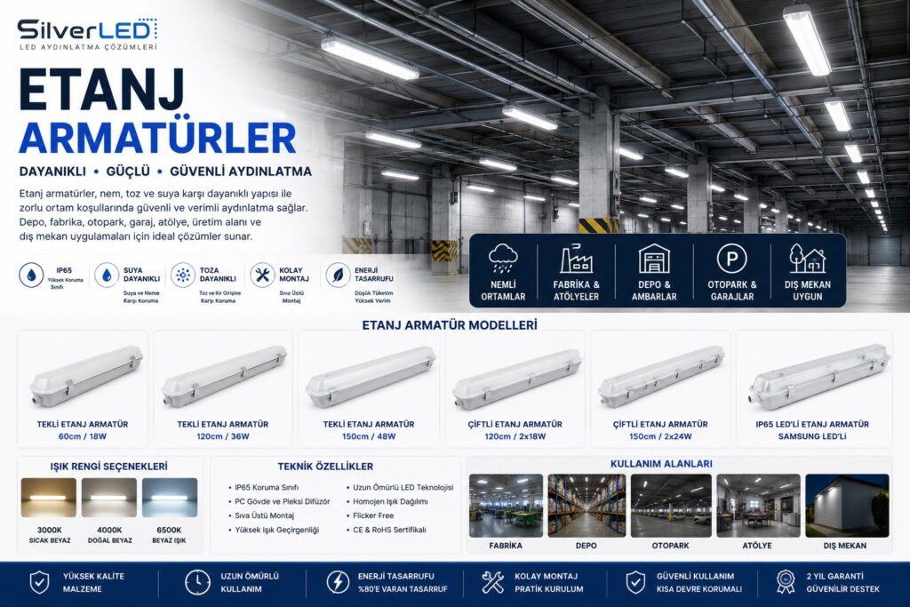 Etanj Armatür Modelleri ve Fiyatları