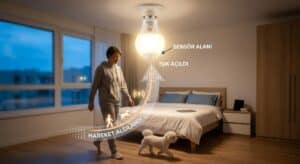 Sensörlü Ampul Nedir ve Nasıl Çalışır? 4 Fotoselli led armatür