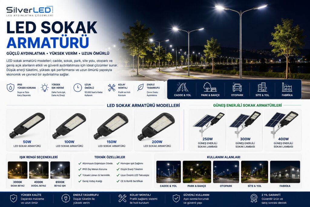LED Sokak Armatürü Modelleri ve Fiyatları