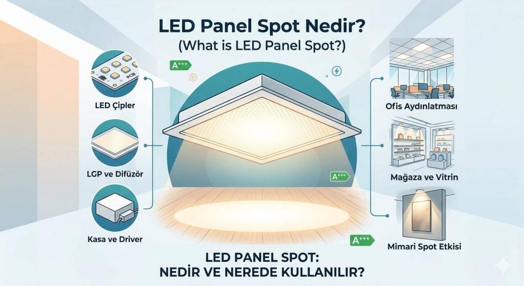 Led Panel Spot Nedir