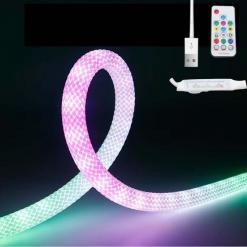 Pixel Neon Şerit Led 5V Usb Kitli IP67 IC Bluetoothlu Kumandalı 17954